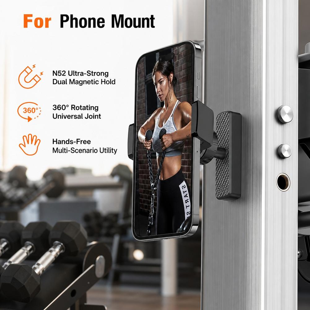 Phone Accessories Useful - Magnetischer Handyhalter fürs Fitnessstudio 360 °