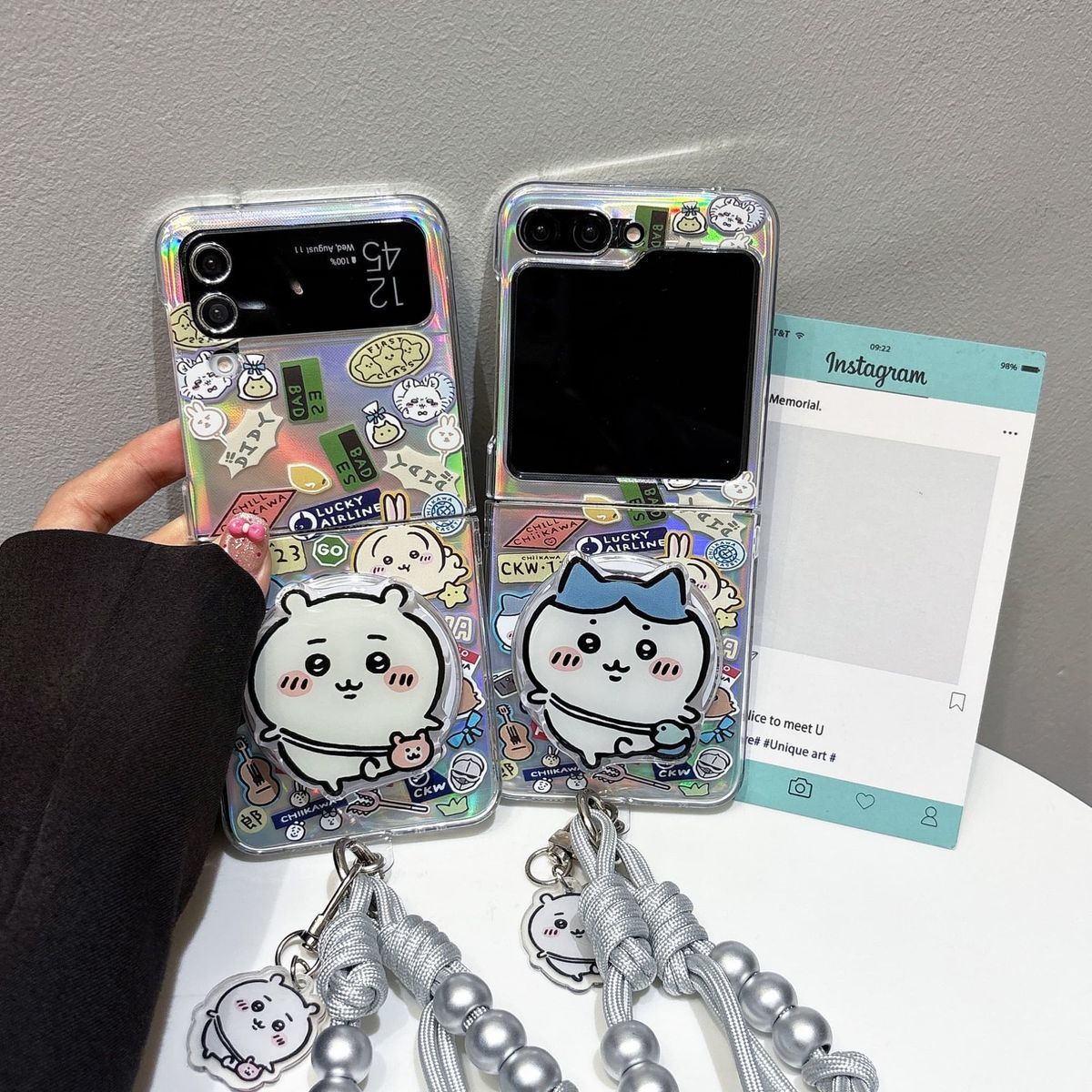 Phone Zone Accessories & Repair Photos - Anime Chiikawa Hachiware Cartoon Handyhülle für