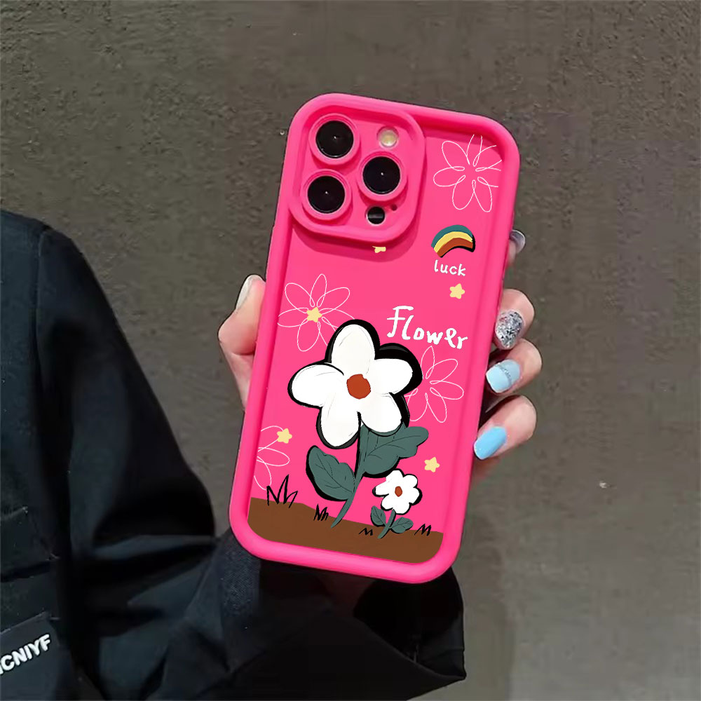 Glückliche Cartoon-Blumen Weic – Apple Iphone 15 Bewertung und Preis