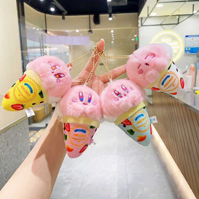 12CM Kirby Eiscreme Plüsch-Anh – Phone Accessories Charms Bewertung und Preis