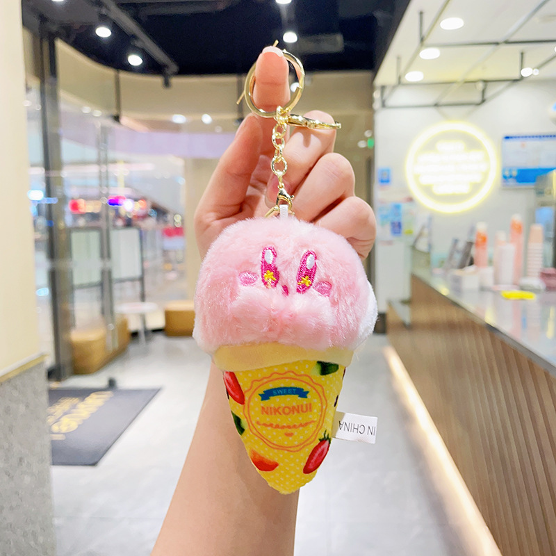12CM Kirby Eiscreme Plüsch-Anh – Phone Accessories Charms Bewertung und Preis